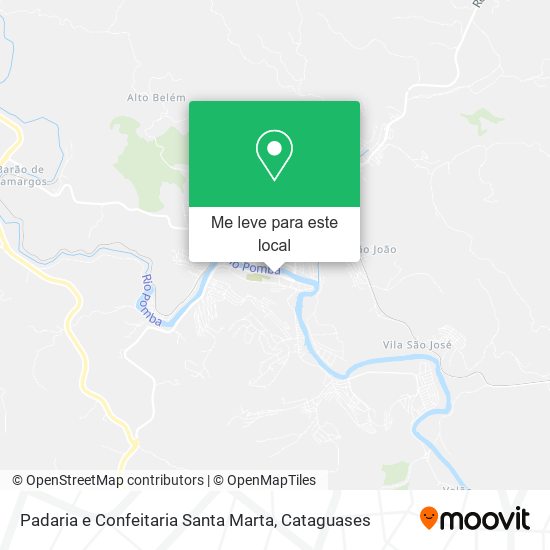 Padaria e Confeitaria Santa Marta mapa