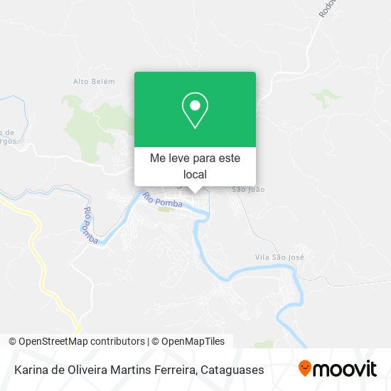 Karina de Oliveira Martins Ferreira mapa
