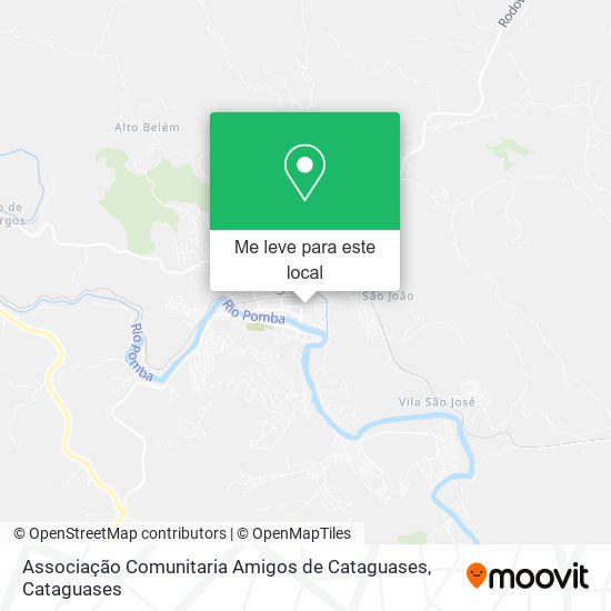 Associação Comunitaria Amigos de Cataguases mapa