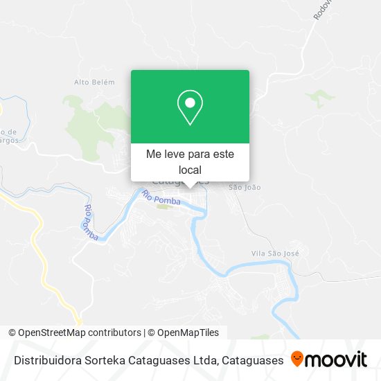 Distribuidora Sorteka Cataguases Ltda mapa