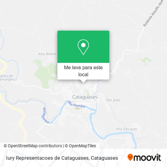 Iury Representacoes de Cataguases mapa
