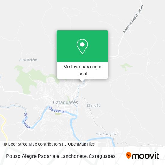 Pouso Alegre Padaria e Lanchonete mapa