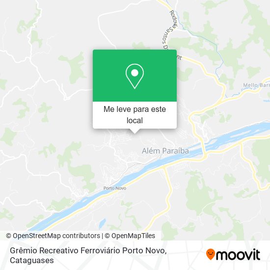 Grêmio Recreativo Ferroviário Porto Novo mapa