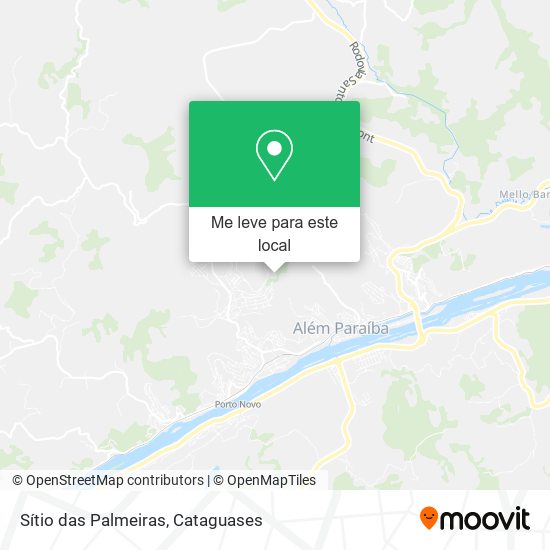 Sítio das Palmeiras mapa