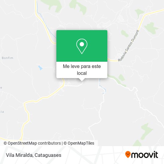 Vila Miralda mapa