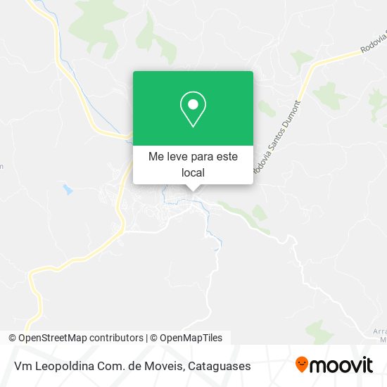 Vm Leopoldina Com. de Moveis mapa