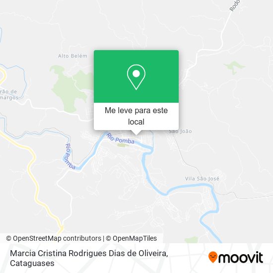 Marcia Cristina Rodrigues Dias de Oliveira mapa