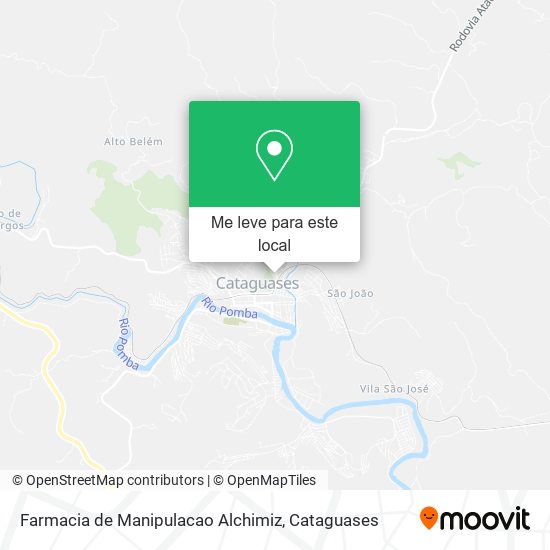 Farmacia de Manipulacao Alchimiz mapa