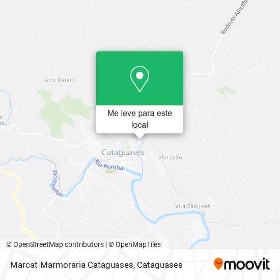 Marcat-Marmoraria Cataguases mapa