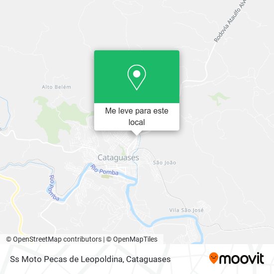 Ss Moto Pecas de Leopoldina mapa