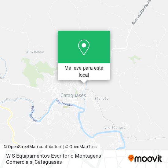 W S Equipamentos Escritorio Montagens Comerciais mapa