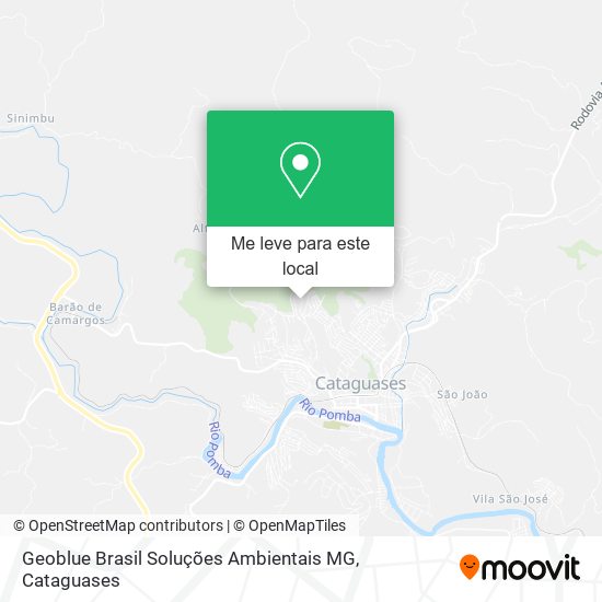 Geoblue Brasil Soluções Ambientais MG mapa