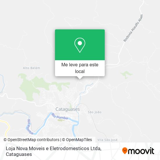 Loja Nova Moveis e Eletrodomesticos Ltda mapa