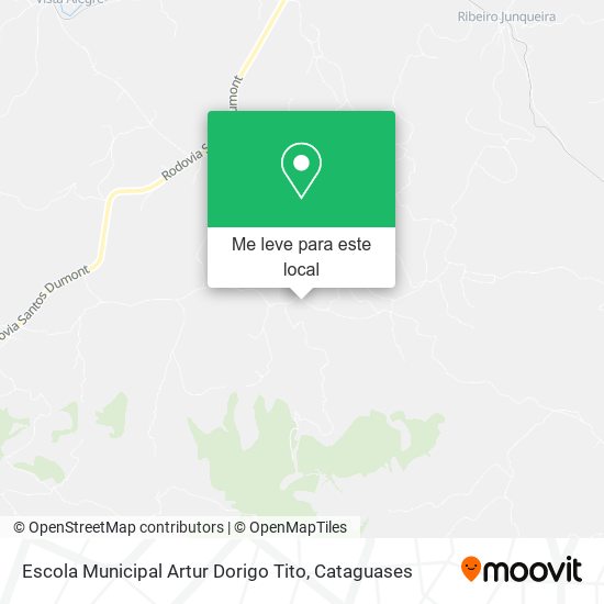 Escola Municipal Artur Dorigo Tito mapa