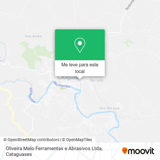 Oliveira Melo Ferramentas e Abrasivos Ltda mapa
