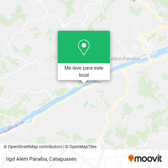 Iigd Além Paraíba mapa