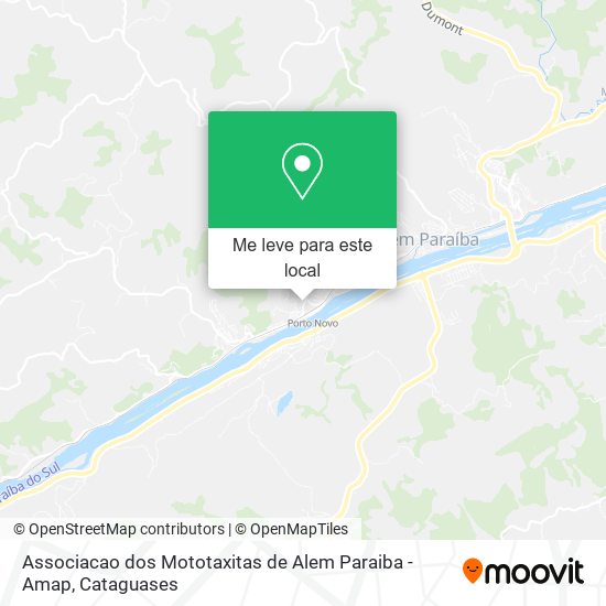 Associacao dos Mototaxitas de Alem Paraiba - Amap mapa