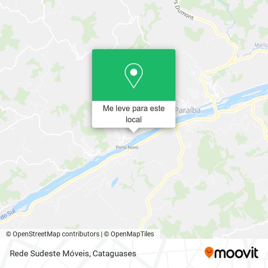 Rede Sudeste Móveis mapa