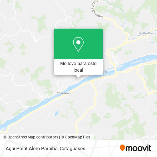 Açaí Point Além Paraíba mapa