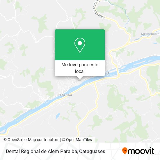 Dental Regional de Alem Paraiba mapa