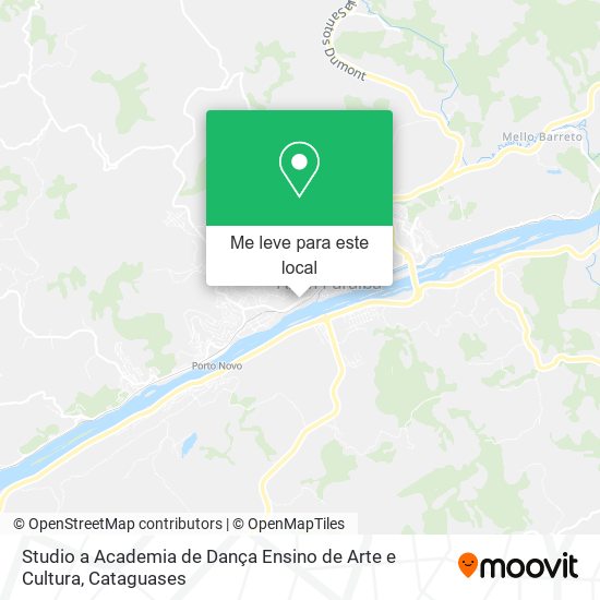 Studio a Academia de Dança Ensino de Arte e Cultura mapa