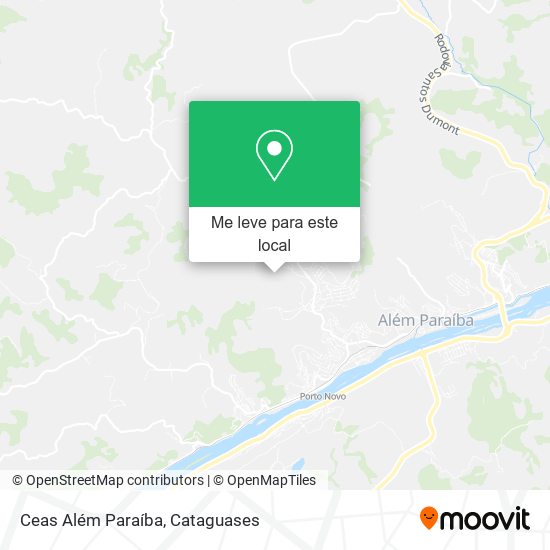 Ceas Além Paraíba mapa