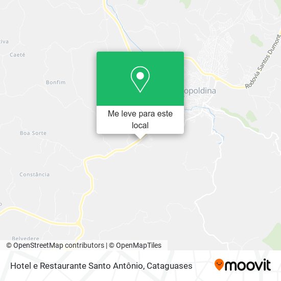 Hotel e Restaurante Santo Antônio mapa