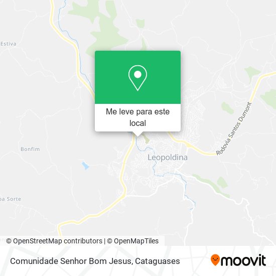 Comunidade Senhor Bom Jesus mapa