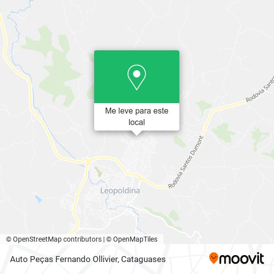 Auto Peças Fernando Ollivier mapa