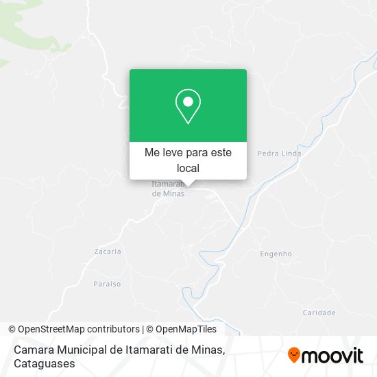 Camara Municipal de Itamarati de Minas mapa
