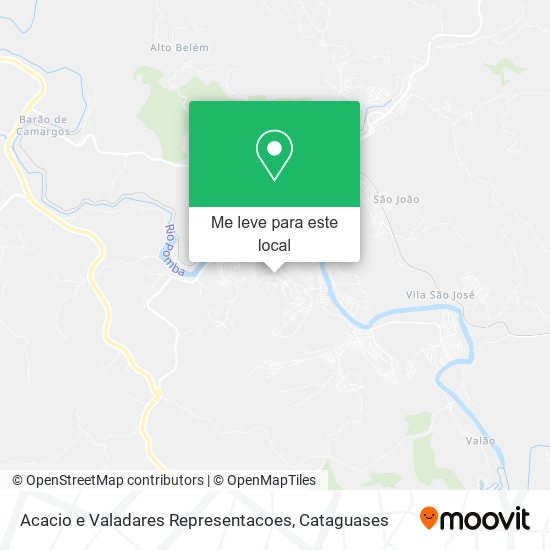 Acacio e Valadares Representacoes mapa