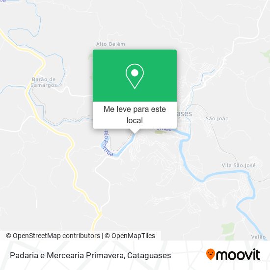 Padaria e Mercearia Primavera mapa