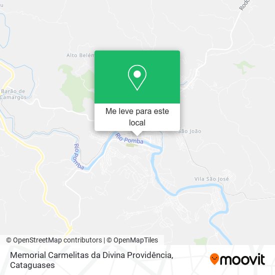 Memorial Carmelitas da Divina Providência mapa