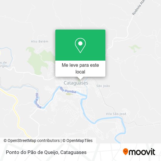 Ponto do Pão de Queijo mapa