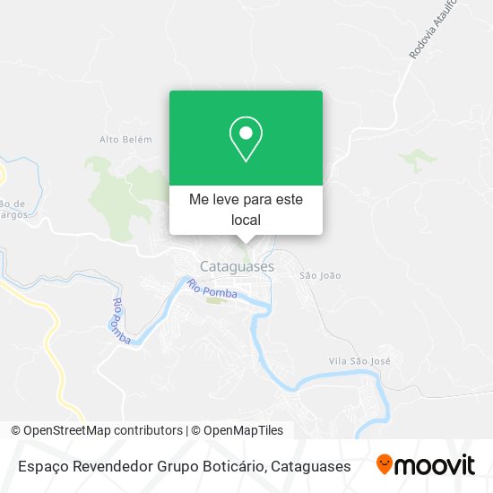 Espaço Revendedor Grupo Boticário mapa