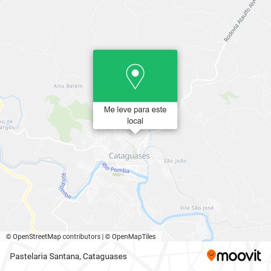 Pastelaria Santana mapa