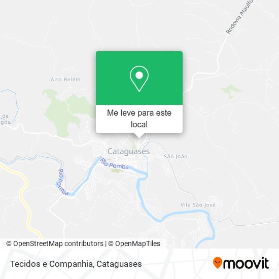 Tecidos e Companhia mapa