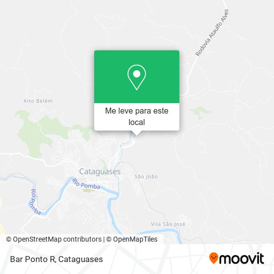 Bar Ponto R mapa