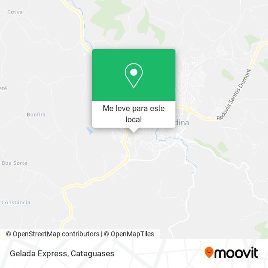 Gelada Express mapa