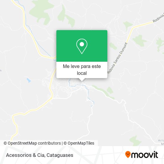 Acessorios & Cia mapa