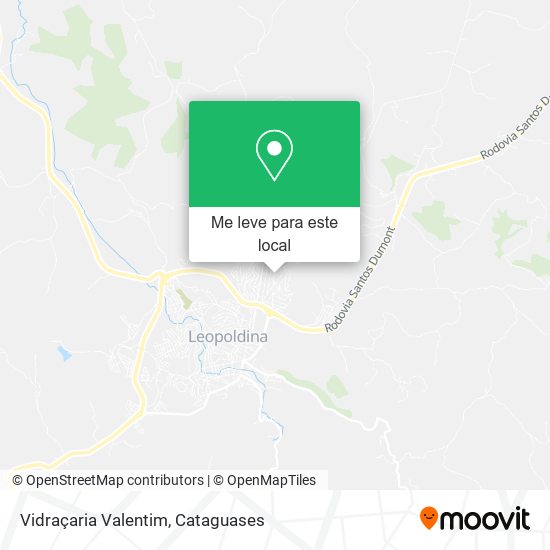 Vidraçaria Valentim mapa