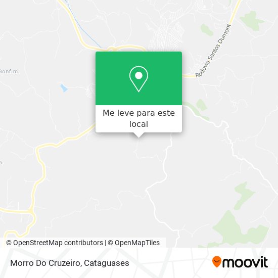 Morro Do Cruzeiro mapa