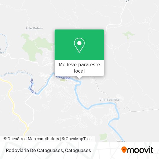 Rodoviária De Cataguases mapa