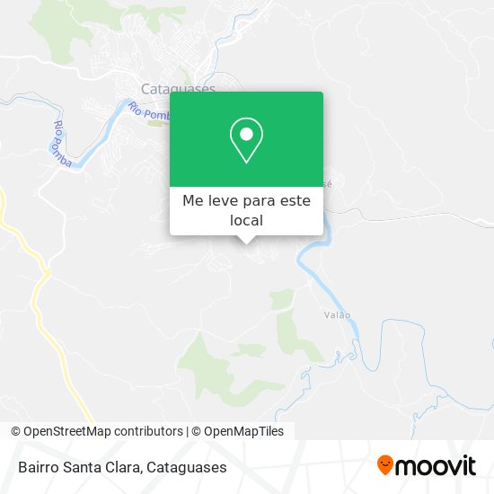 Bairro Santa Clara mapa