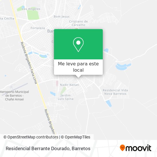 Residencial Berrante Dourado mapa
