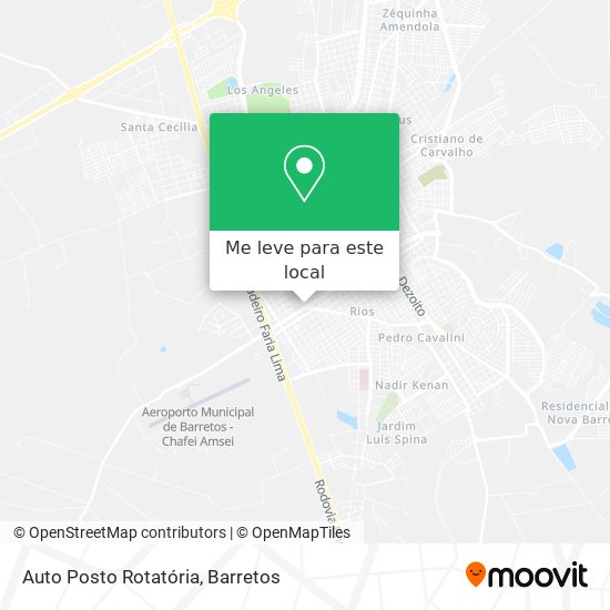 Auto Posto Rotatória mapa