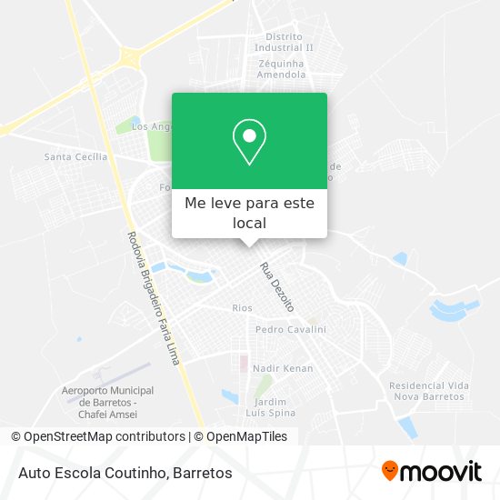 Auto Escola Coutinho mapa