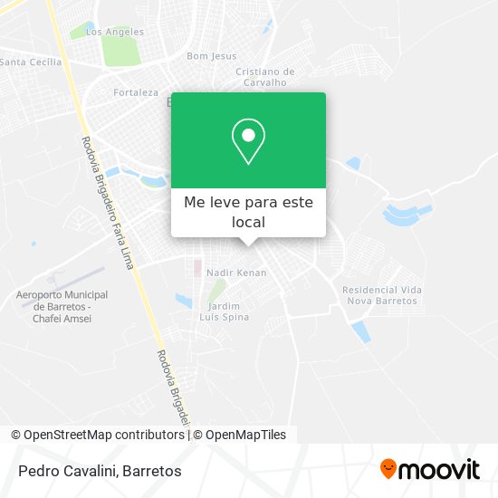 Pedro Cavalini mapa