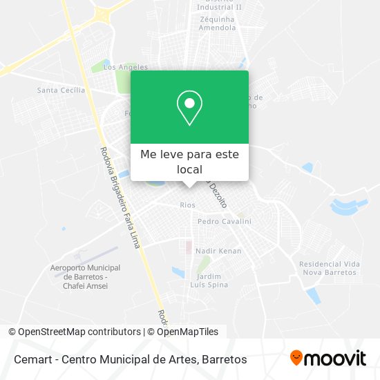 Cemart - Centro Municipal de Artes mapa