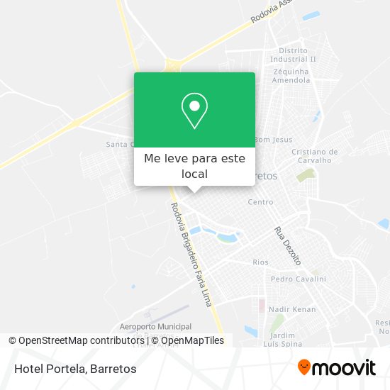 Hotel Portela mapa